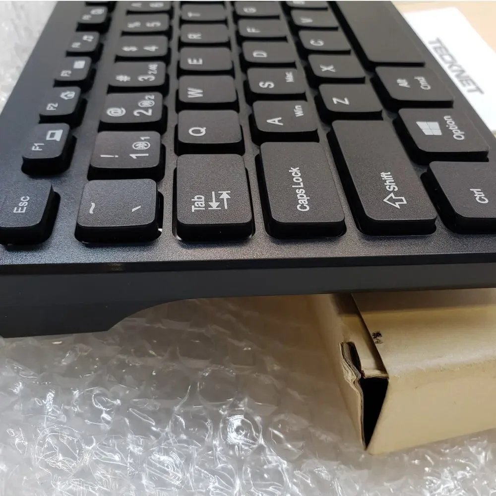 TECKNET TK-KB058 Wireless Keyboard Full-Size 2.4G with USB Dongle (Black)
